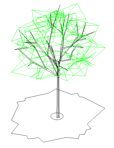 非常详细的建筑CAD三维千种之树图块图例设计(二十余张)_图1