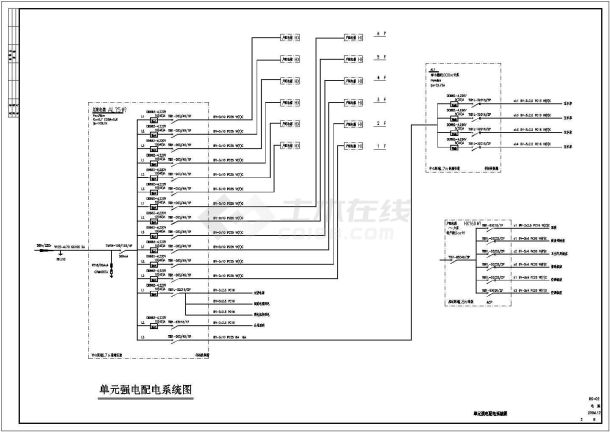 某地住宅楼建筑电气设计施工详情图-图二