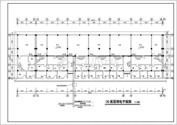 某地区住宅楼电气设计方案施工图（共12张）-图二