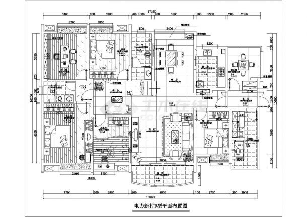 2016新农村大户住宅楼室内装修施工设计图（还带保姆房）-图二
