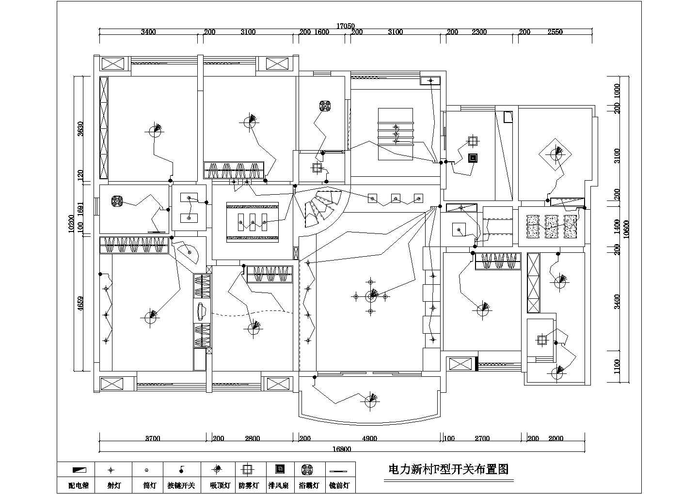 2016新农村大户住宅楼室内装修施工设计图（还带保姆房）