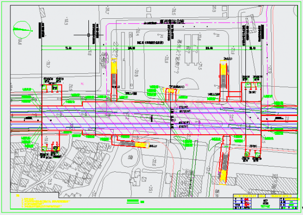 城际轻轨车站主体结构设计施工图（详细）-图一