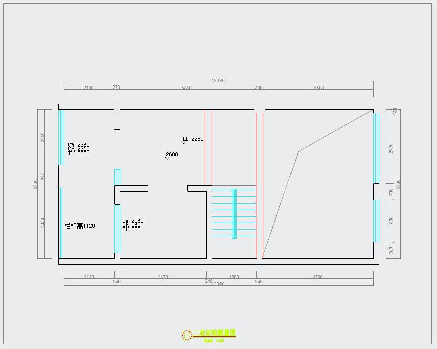 中式风格四层别墅室内装修设计CAD施工图
