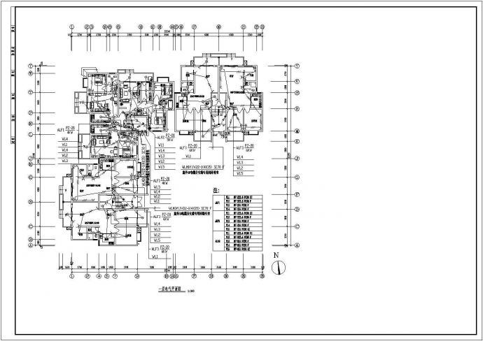 某地住宅楼电气设计施工详情图（共9张）_图1