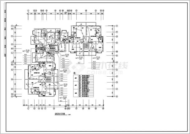 某地住宅楼电气设计施工详情图（共9张）-图二