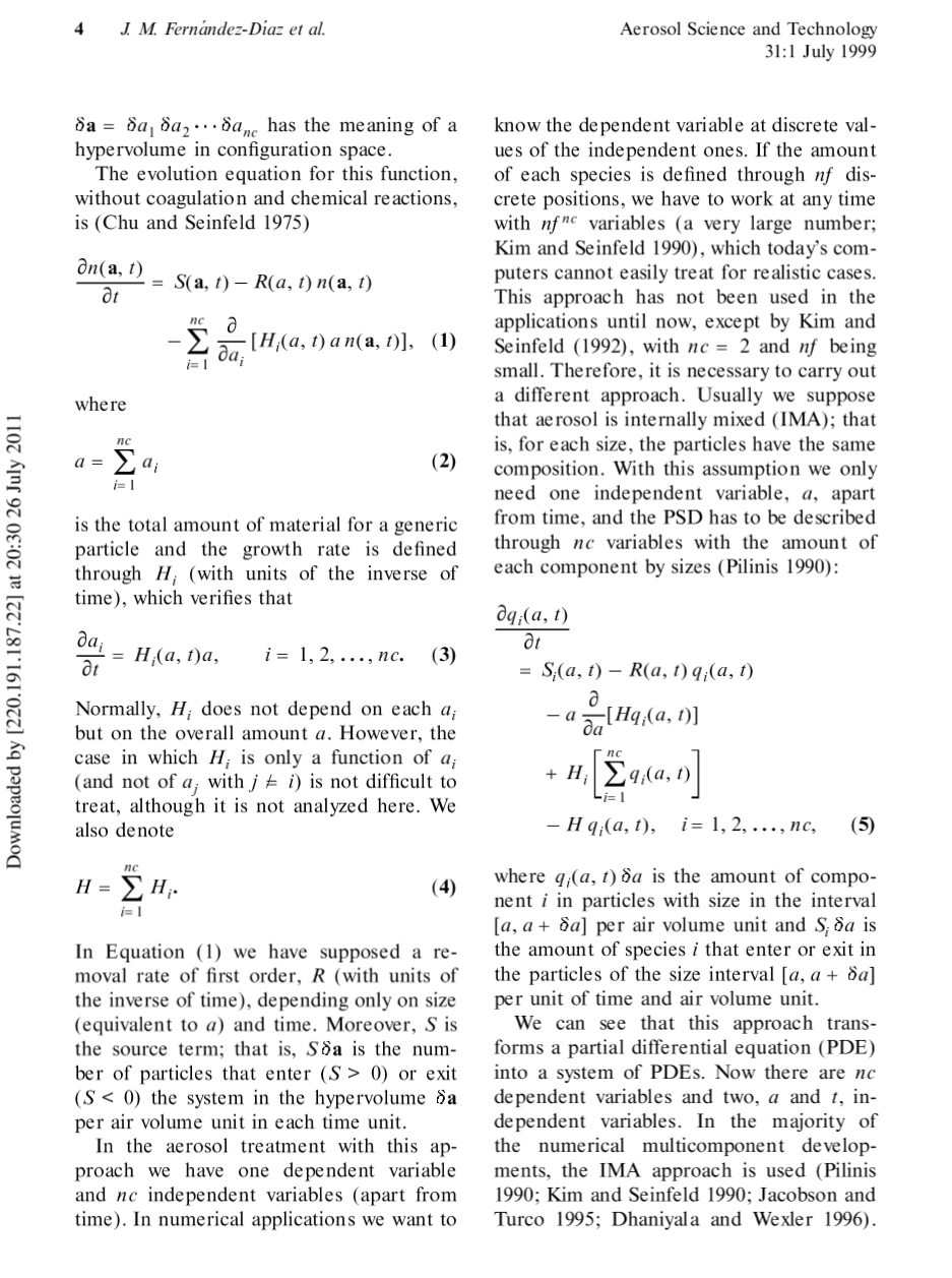 Analytic Solution of the Aerosol Rigorous-图一