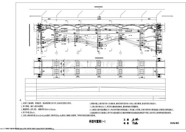 广州南沙凤凰桥二桥设计施工图纸-图一