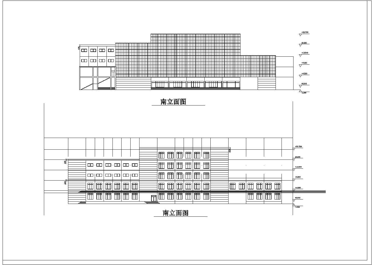 江苏4600平米5层城市展览馆建筑设计图