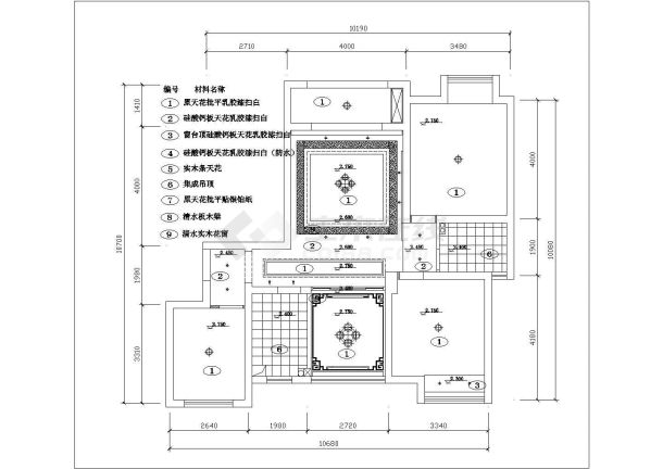 特别受欢迎的经典两室户型设计cad施工图（带阁楼）-图二