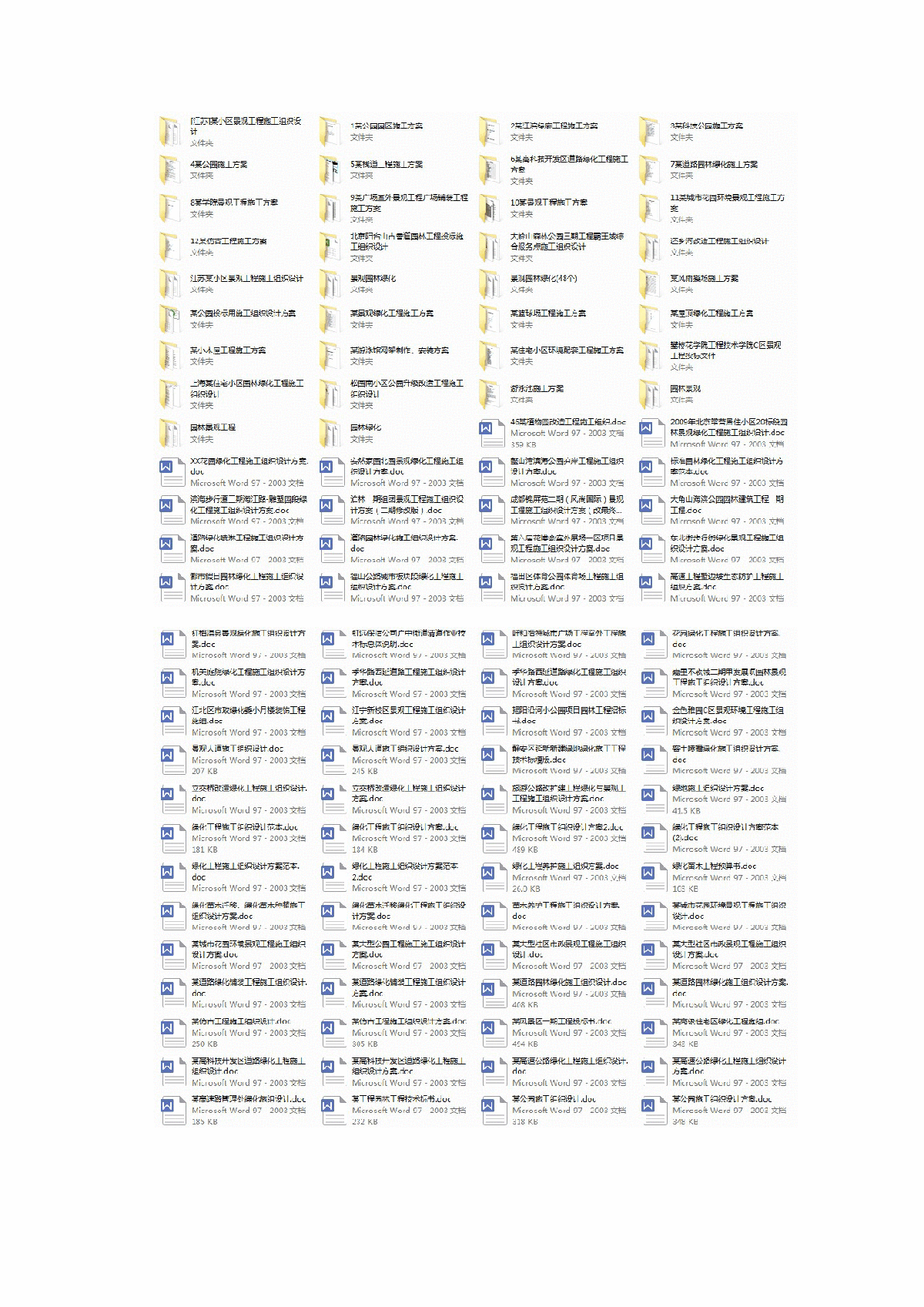 234套园林施工组织设计大全-图一