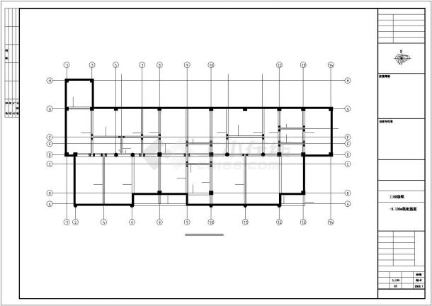 某地两层框架结构双拼别墅建筑设计施工图纸-图二