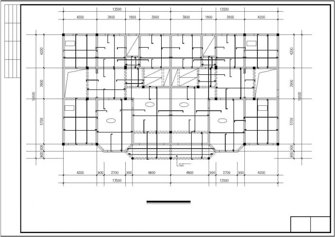 某地两层联排别墅建筑结构设计施工图纸（含效果图）_图1