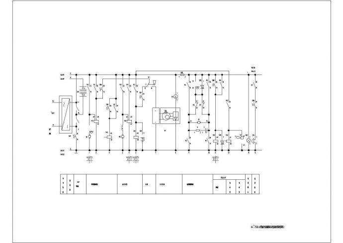 64-250kw柴油发电机自动化机组cad控制设计图_图1