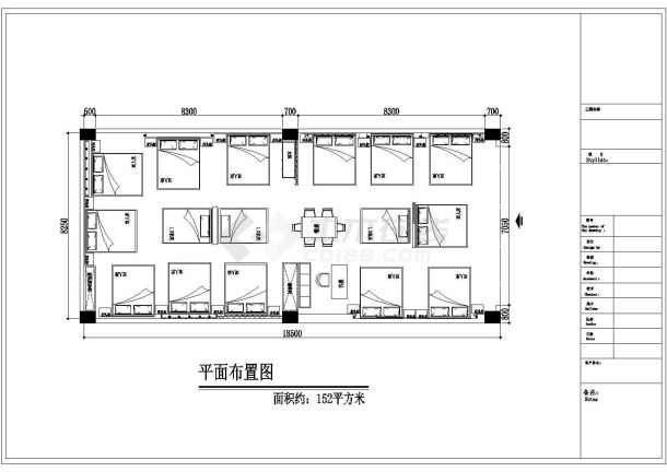 装修大全高档现代家具展厅室内装修cad设计图（含效果）-图一