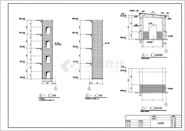 电梯井结构施工图（正规设计院共6张图）-图一