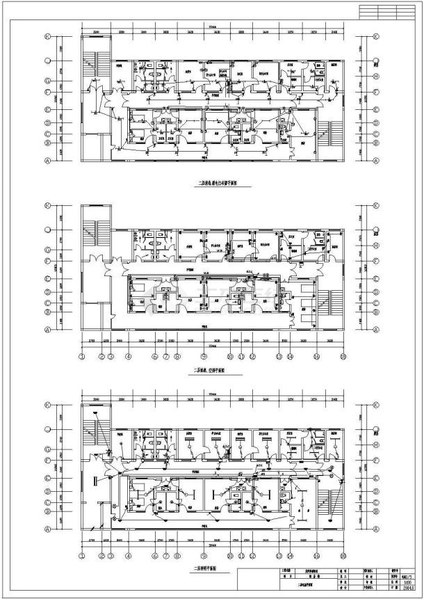 某地区医院综合楼住宅电气设计图纸-图二