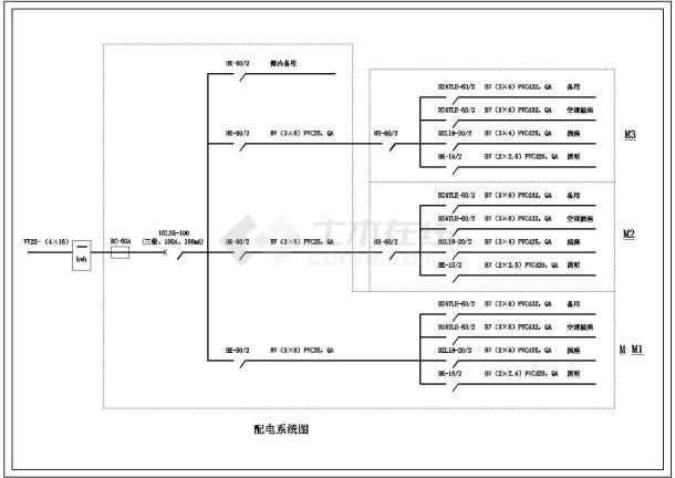 某地区小别墅电气施工图纸（含说明）-图一