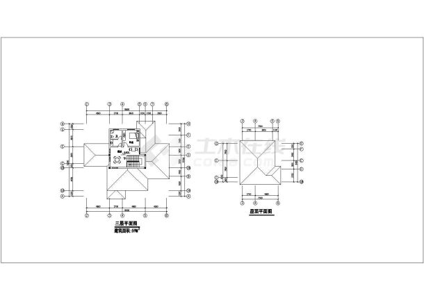 某地区独栋两层别墅建筑设计施工图-图二