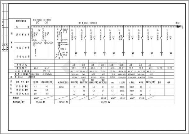 某地区医院建筑完整电气施工设计图纸-图一