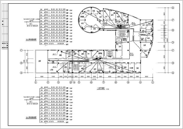 某地区医院建筑全套电气施工设计图纸-图一