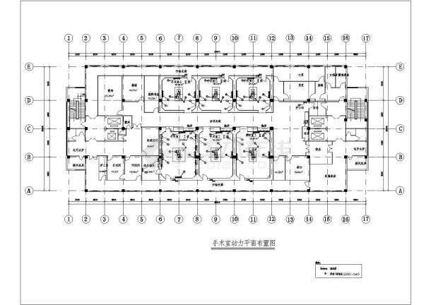 某地区医院建筑手术部设计施工方案图-图二