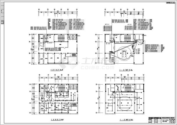 某地区十一层医院建筑电气设计施工图纸-图二