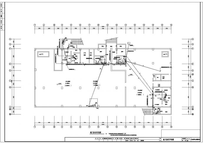 某地区医院综合楼电气设计图（共6张）_图1