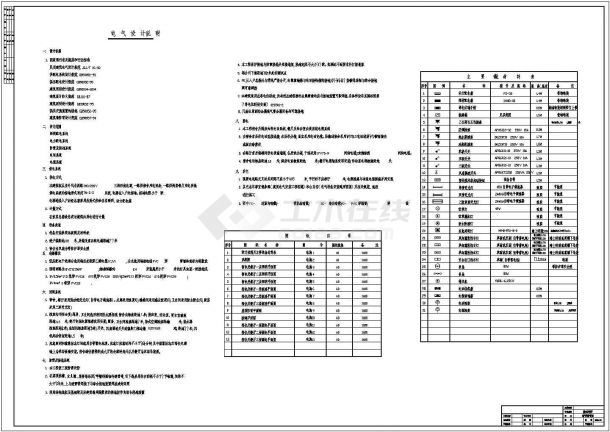 某地宿舍楼电气设计系统图（含说明）-图二