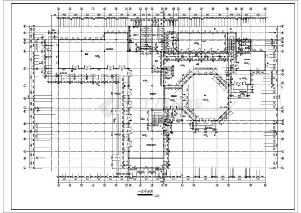 某景区二层游客中心建筑cad施工图-图四