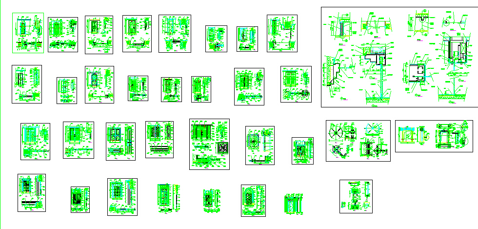 2016经典的门窗节点大样cad详图大全