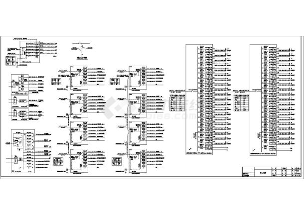16层住宅楼强弱电设计施工图纸（两单元每层5户）-图一