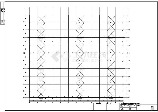 某纸业有限公司钢结构厂房设计图-图二