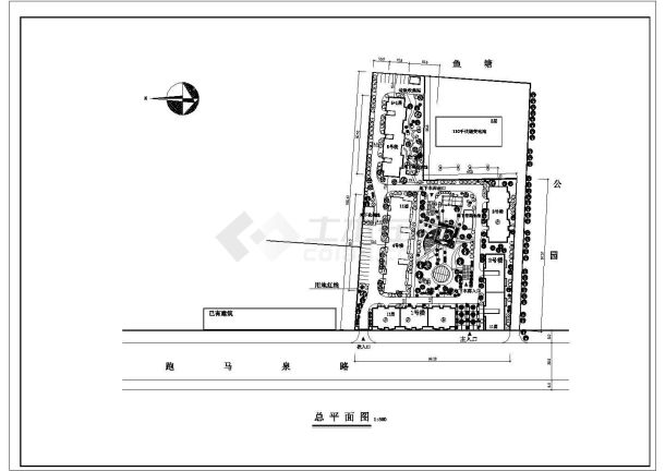 某地多层住宅楼房建筑规划设计图纸-图一