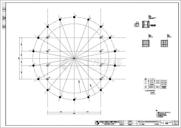 现代三层钢结构厂房设计图纸cad（全套）-图一