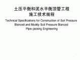 土压平衡和泥水平衡顶管工程施工技术规程DBT29-93-2004图片1