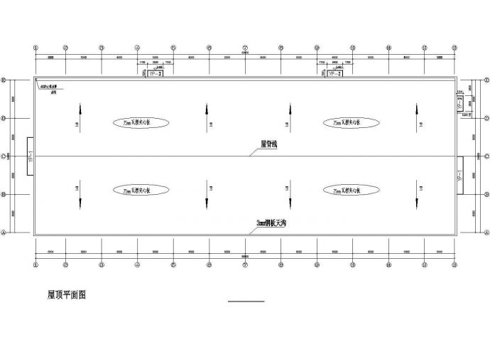 某现代化二层全钢结构超市cad设计图纸（全套）_图1