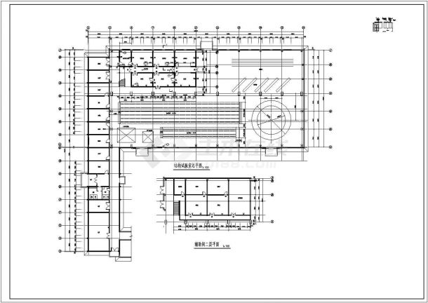 某地区实验室建筑结构设计简图（全套）-图二