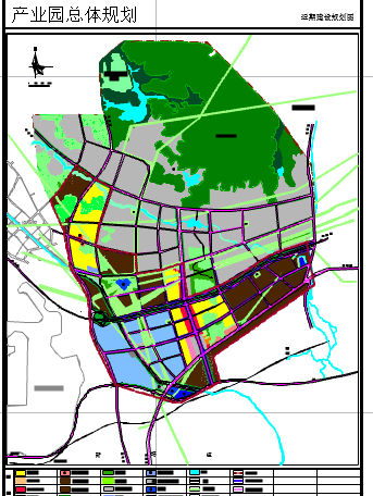 某地区小型土地利用规划设计cad图纸_图1