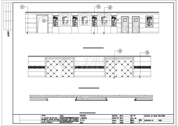 休闲大型洗浴中心装修施工图cad（非常详细，国内目前很多类似洗浴中心）-图一