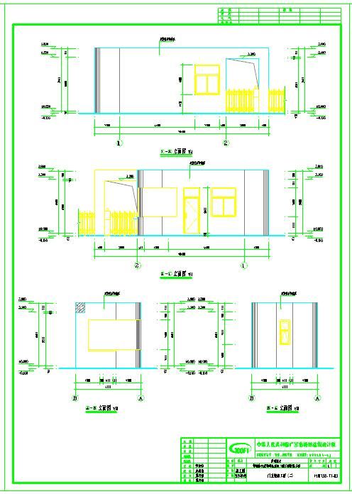 某附属工程公园建筑结构水园林全套CAD施工图-图二