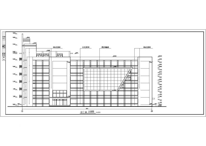 某地区框架教学楼建筑设计施工图（含结构）_图1
