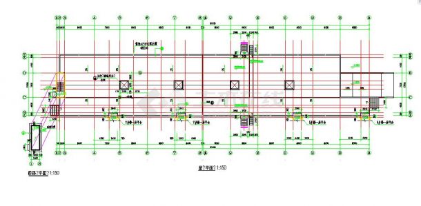 某大型半地下汽车库建筑设计图（含说明，比较详细）-图二