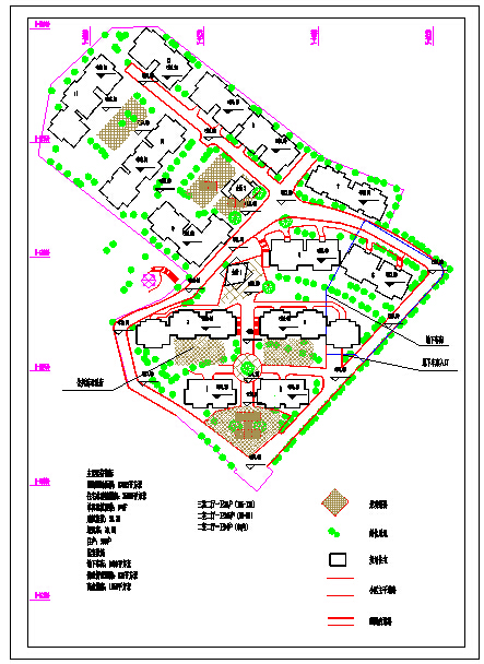 某地方综合小区建筑规划总设计平面图纸_图1