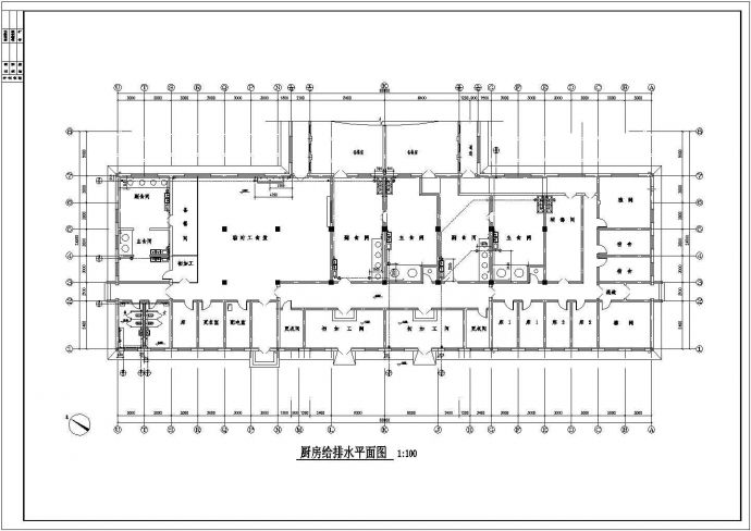 某地区职工食堂改造暖通设计计施工图_图1