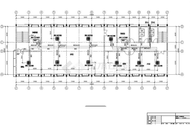 南京四层医院办公楼多联机系统设计施工图-图一