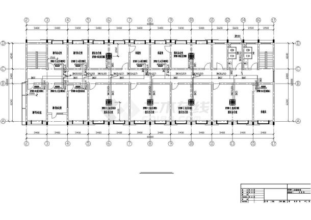 南京四层医院办公楼多联机系统设计施工图-图二