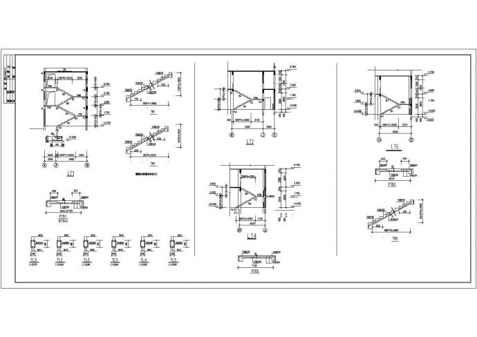 两层底框结构住宅结构设计CAD施工图_图1
