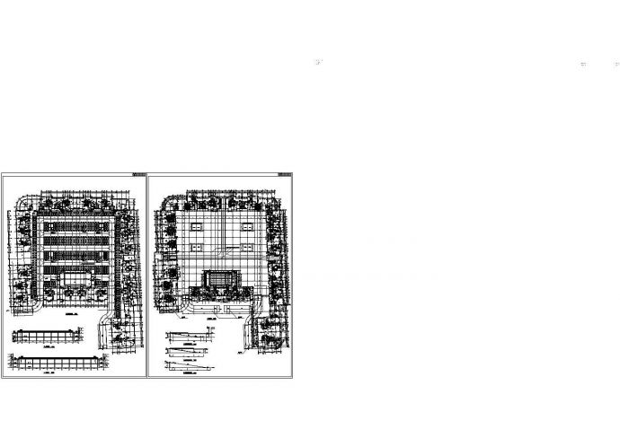 超市及地下车库建筑设计图_图1