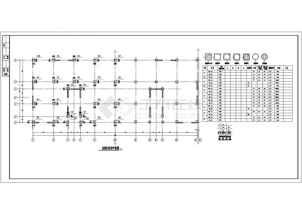 两层底框临街商住楼结构设计CAD施工图-图二