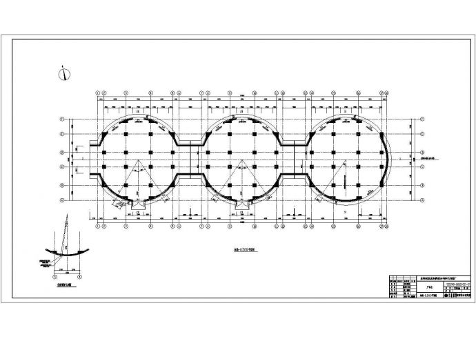 某30mt选煤厂产品仓整套CAD设计施工图全套（建筑、结构）_图1